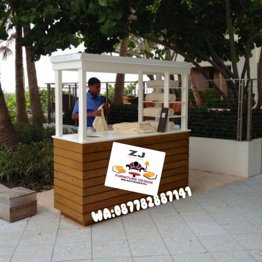 Gerobak martabak multifungsi kayu jati belanda - semua warna, All Size